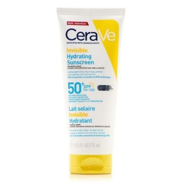 Cerave Invisible Hydrating Sunscreen για Πρόσωπο & Σώμα SPF50 75ml
