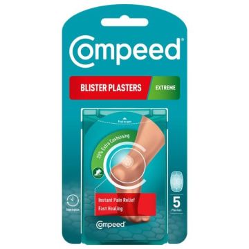 Compeed Blister Extreme Medium Επιθέματα Φτέρνας για Φουσκάλες Μεσαία 5τμχ