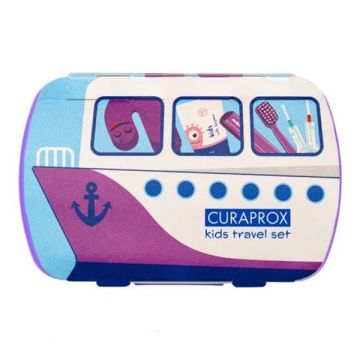 Curaprox Kids Oral Hygiene Travel Set Mωβ 1 τμχ 