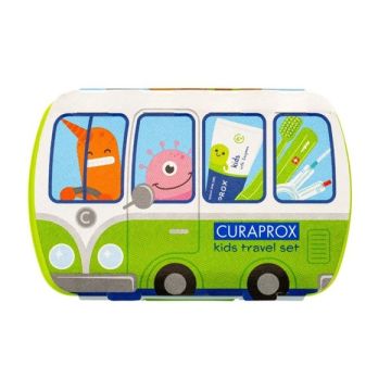 Curaprox Kids Oral Hygiene Travel Set Πράσινο 1 τμχ 