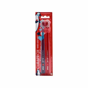 Curaprox CS 5460 Ultra Soft Toothbrush Duo Love Edition Πολύ Μαλακή Οδοντόβουρτσα 2 Τεμάχια