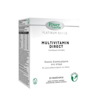 Power Health Platinum Range Multivitamin Direct με Γεύση Ροδάκινο-Φρούτο του Πάθους 20 φακελάκια