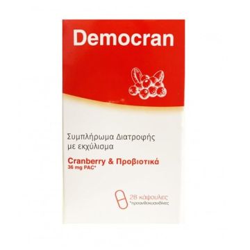 Democran Εκχύλισμα Cranberry με Προβιοτικά 28caps