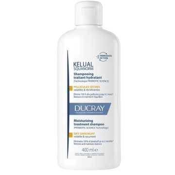 Ducray Kelual Squanorm Dry Dandruff Ρυθμιστικό Σαμπουάν Θεραπείας για Ξηρή Πιτυρίδα 400ml