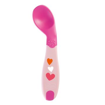 Chicco Baby's First Spoon Κουτάλι Σιλικόνης για Βρέφη 8m+ 1 τμχ