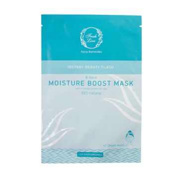 Fresh Line Instant Beauty Flash Moisture Boost Mask Υφασμάτινη Μάσκα Ενυδάτωσης Προσώπου 1τμχ