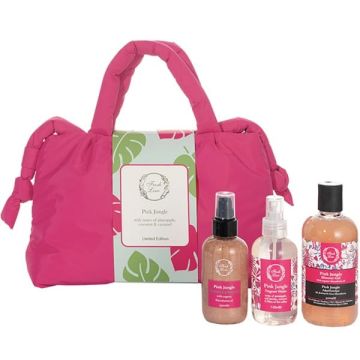Fresh Line Pink Jungle Promo με Shower Gel 300ml + Shimmering Body Oil 150ml + Fragrant Body Water 150ml + Τσάντα