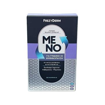 Frezyderm Meno Συμπλήρωμα Διατροφής Για Γυναίκες Στην Εμμηνόπαυση 30 caps