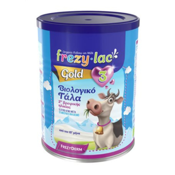 Frezylac Gold 3 Ρόφημα Βιολογικού Αγελαδινού Γάλακτος σε σκόνη (από τον 12 μήνα) - 900g