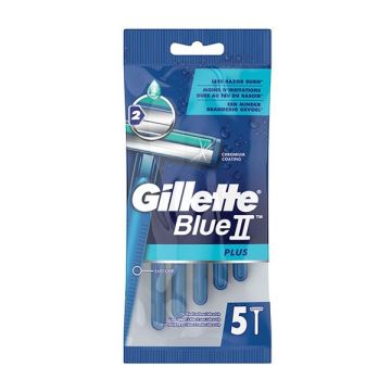 GILLETTE BLUE II PLUS ΞΥΡΑΦΑΚΙΑ ΜΙΑΣ ΧΡΗΣΗΣ 5ΤΜΧ