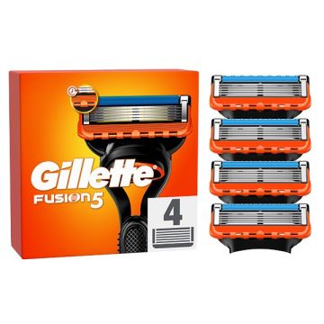 Gillette Fusion5 Ανταλλακτικά Ξυριστικής Μηχανής 4τμχ