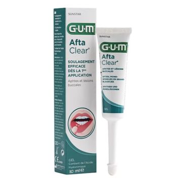 Gum 2400 Afta Clear Gel για Θεραπεία Αφθών 10ml