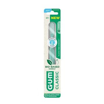 Gum Classic Full Soft Toothbrush 411 Οδοντόβουρτσα Μαλακή 1τμχ