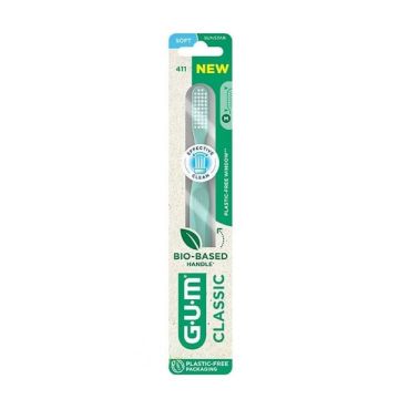 Gum Classic Full Soft Toothbrush 411 Οδοντόβουρτσα Μαλακή 1τμχ