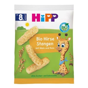 Hipp Παιδικά Γαριδάκια από Κεχρί 8m+ 30gr