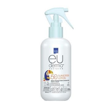 Intermed Euderma Babyderm Lotion Λεπτόρρευστο Βρεφικό Αντηλιακό Γαλάκτωμα για Πρόσωπο & Σώμα SPF50 200ml 