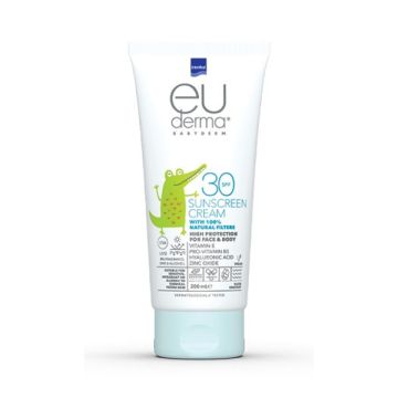 Intermed Euderma Baby Natural Filters Βρεφικό Αντηλιακό Προσώπου & Σώματος SPF30 200ml 