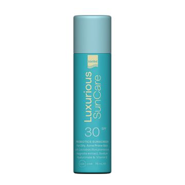 Intermed Luxurious Suncare Probiotics Sunscreen SPF30 Αντηλιακό Γαλάκτωμα Προσώπου με Προβιοτικά, 75ml