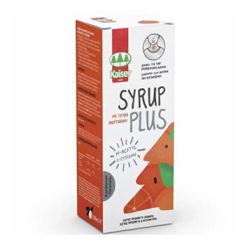 Kaiser Syrup Plus Σιρόπι για το λαιμό με γεύση Πορτοκάλι 200ml