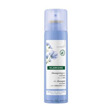 Klorane Linum Dry Shampoo Volume with Organic Flax Ξηρό Σαμπουάν για Όγκο με  Βιολογικό Λινάρι 150ml