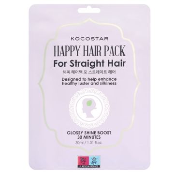 Kocostar Happy Hair Pack for Straight Hair Μάσκα για Ίσια Μαλλιά 1 τμχ