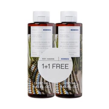 Korres Renewing Shower Gel 1+1 Αφρόλουτρο Κέδρος 2x250ml