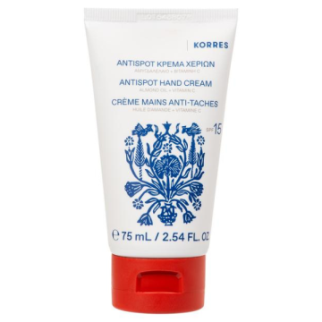 Korres Antispot Hand Cream Κρέμα Χεριών με Αμυγδαλέλαιο & Βιταμίνη C 75ml