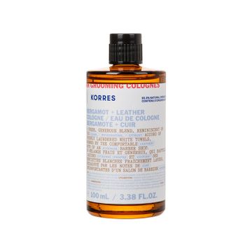Korres Athenian Grooming Eau de Cologne Bergamot & Leather Άρωμα για Άνδρες 100ml