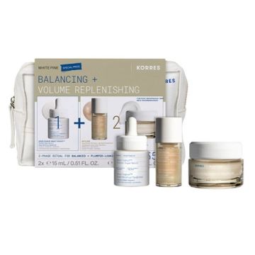 Korres Promo Set με Greek Yoghurt Super Serum 15ml + White Pine Serum 15ml + White Pine Moisturizer Day Cream 40ml