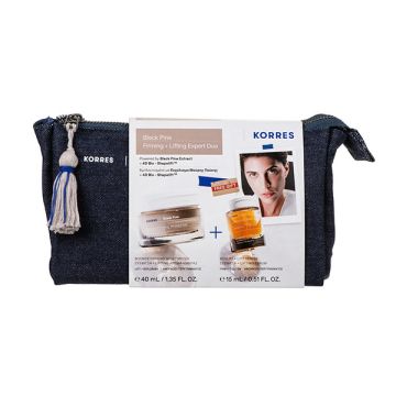 Korres Promo Μαύρη Πεύκη 4D Κρέμα Ημέρας για Σύσφιξη & Lifting 40ml & Δώρο Serum Προσώπου για Σύσφιξη & Lifting 15ml