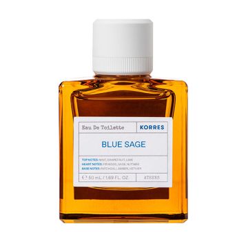 Korres Blue Sage Eau De Toilette Ανδρικό Άρωμα 50ml