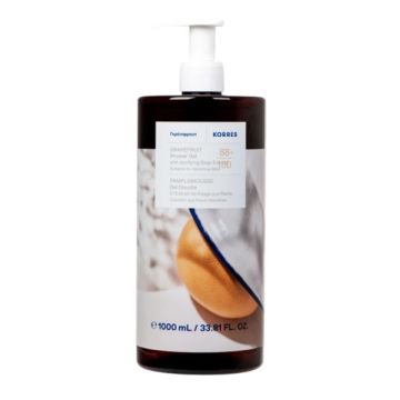 Korres Shower Gel Grapefruit Αφρόλουτρο με Άρωμα Γκρέϊπφρουτ 1000ml