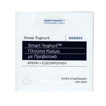 Korres Greek Yoghurt Smart Probiotic Intense Cream Ενυδατική Κρέμα Προσώπου Πλούσιας Υφής με Προβιοτικά 40ml 