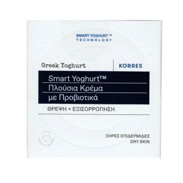 Korres Greek Yoghurt Smart Probiotic Intense Cream Ενυδατική Κρέμα Προσώπου Πλούσιας Υφής με Προβιοτικά 40ml 