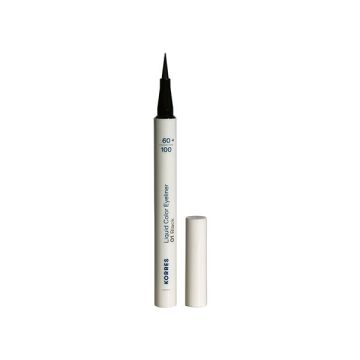 Korres Liquid Color Eyeliner Μαύρο 1ml