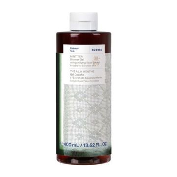  Korres Mint Tea Shower Gel Πράσινο Τσάι 400ml 