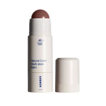  Korres Natural Color Multi-Stick Balm 32 Muted Brown για Χείλη & Ζυγωματικά, 4.5g