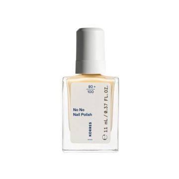 Korres No No Nail Polish Βερνίκι Νυχιών 32 Pastel Yellow 11ml