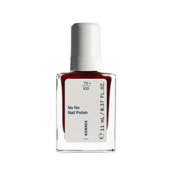 Korres No No Nail Polish Βερνίκι Νυχιών 57 Wine Red 11ml