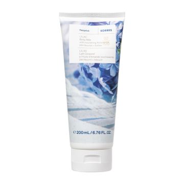 Korres Body Milk Lilac Ενυδατικό Γαλάκτωμα Σώματος Πασχαλιά 200ml