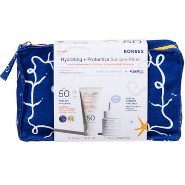Korres Promo Set Yoghurt Sunscreen Face & Eyes Cream Spf50 50ml + Smart Probiotic Super Serum 15ml 