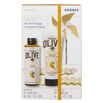 Korres Promo Pure Greek Olive Honey Pear Αφρόλουτρο 250ml + Pure Greek Olive Honey Pear Κρέμα Σώματος 200ml