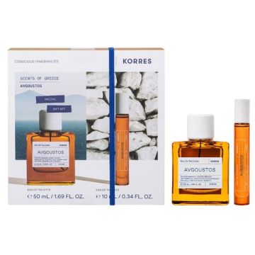 Korres Promo Set Avgoustos Eau de Toilette 50ml + Avgoustos Eau de Toilette 10ml 