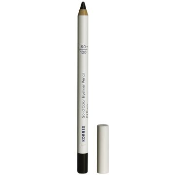Korres Solid Color Eyeliner Pencil Μολύβι Ματιών 01 Black 1.2g