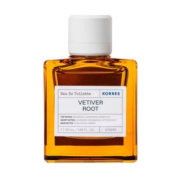 Korres Vetiver Root Eau de Toilette Ανδρικό Άρωμα 50ml
