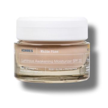 Korres White Pine Λευκή Πεύκη Κρέμα Ημέρας για Αναζωογόνηση & Λάμψη με SPF20 40ml