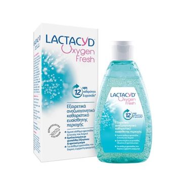 Lactacyd Oxygen Fresh Εξαιρετικά Αναζωογονητικό Καθαριστικό της Ευαίσθητης Περιοχής 200ml