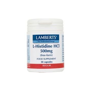 Lamberts L-Histidine HCI 500mg 30 caps