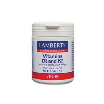 Lamberts Vitamin D3 2000iu & K2 90 µg 90 caps