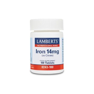 Lamberts Iron 14mg 100 tabs